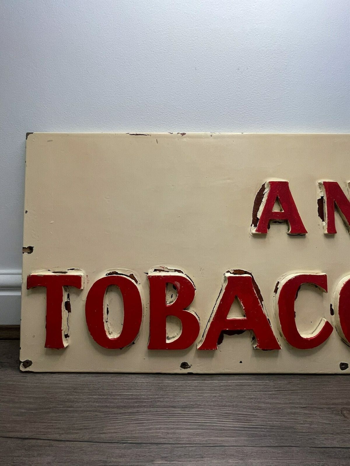 Mid Century Tobacconist Sign, 1950s photo furniture