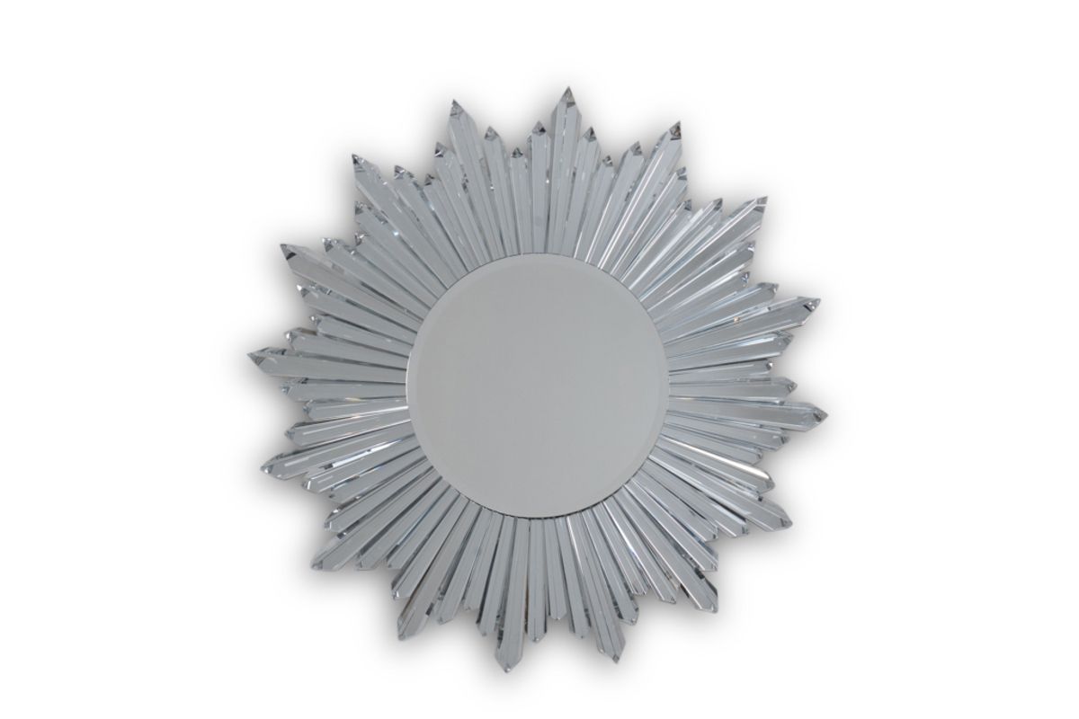 Baccarat. “Star” Mirror In Crystal, Backlit. 21st Century.