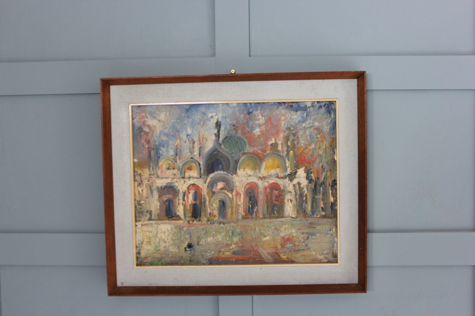 Vintage Midcentury Venetian Painting By Emanuele Cappello photo buy