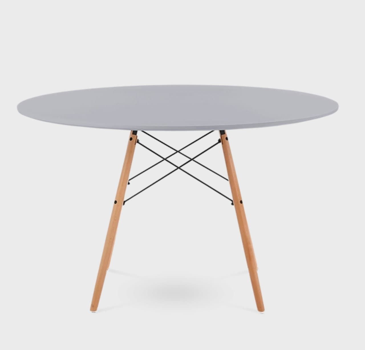 Mid Century Scandinavian Design Round Dining Table photo for sale