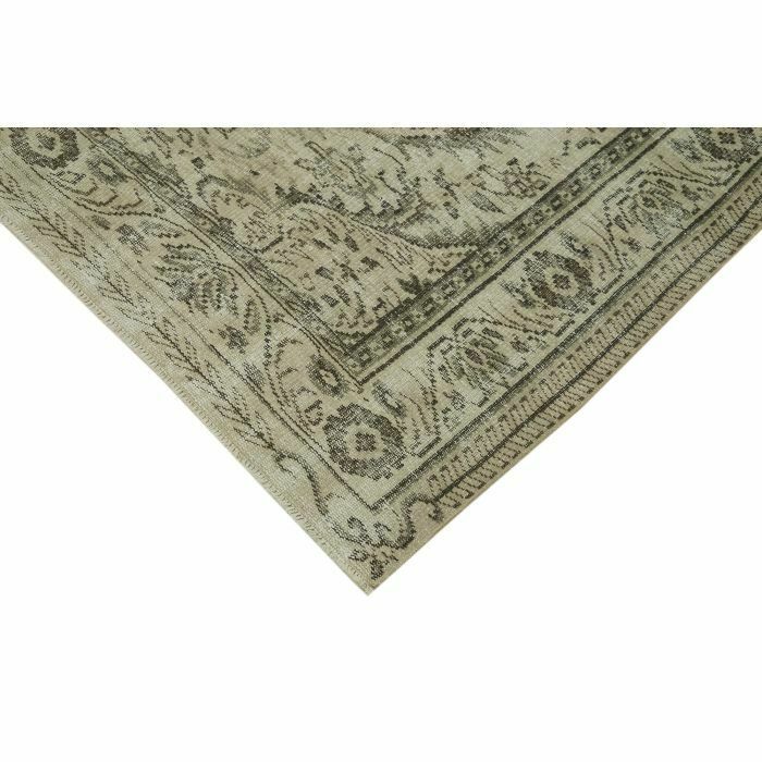 5x9 Beige Turkish Vintage Area Rug   41815 photo Textiles