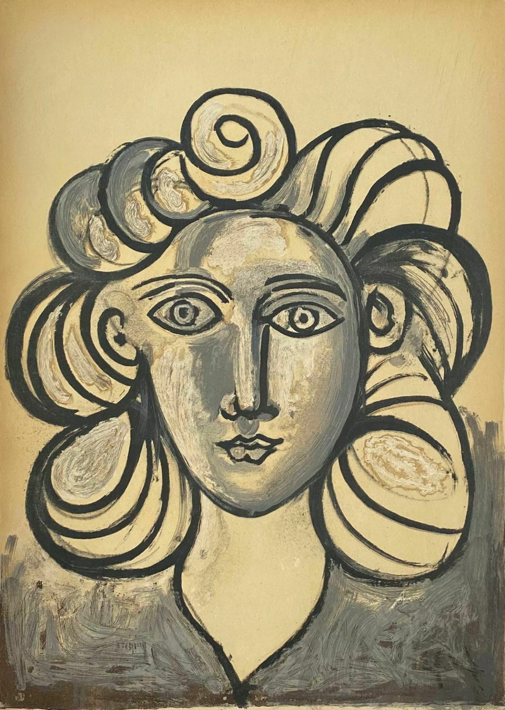 Portrait Of Françoise Gilot, 1950s