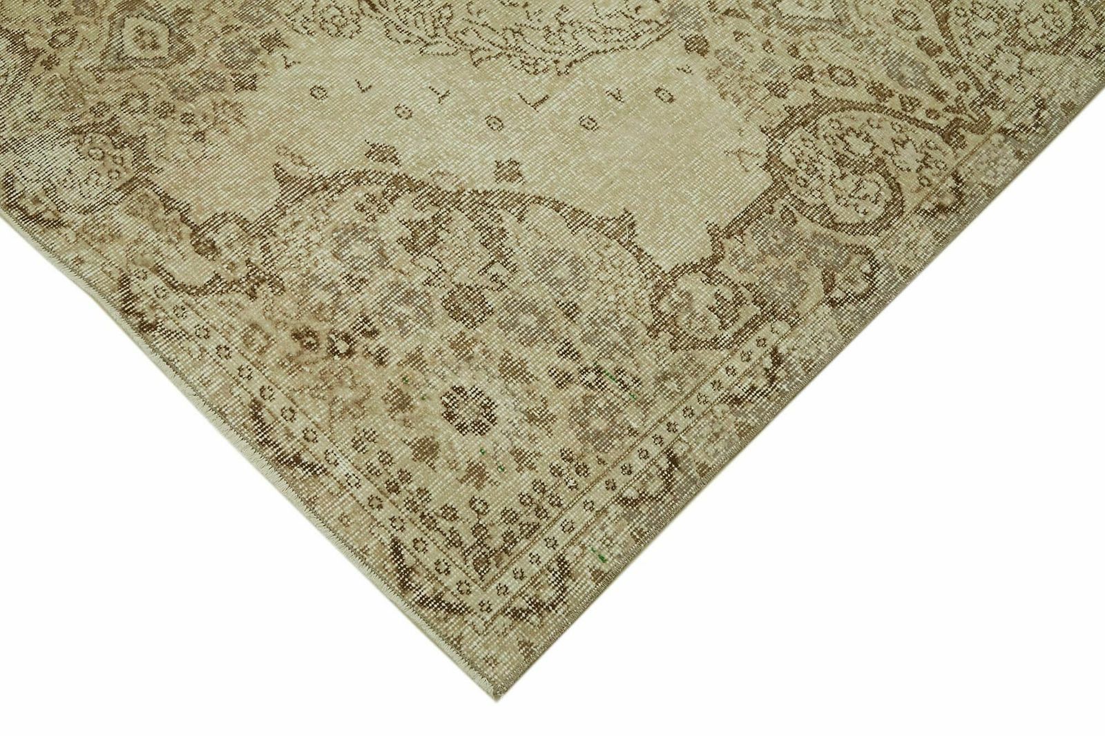 5x8 Beige Turkish Vintage Area Rug   41824 photo Textiles