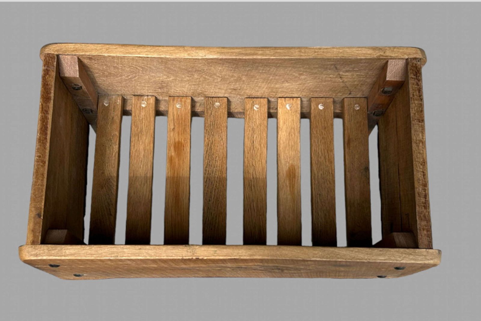 A Pair Of Rustic Elm And Oak Planters photo for sale