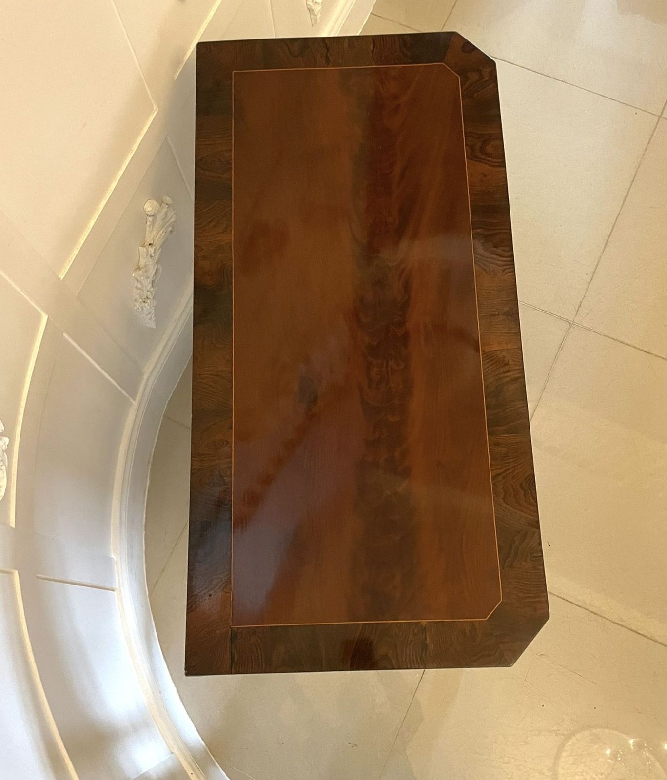 Antique Figured Mahogany Card Table With Gilded Brass Mounts photo buy