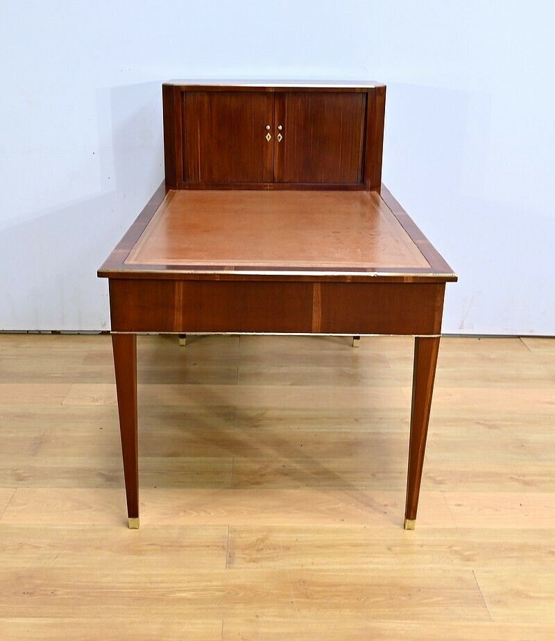 photo vintage Mahogany Cartonnier Desk, Directoire Period – Early 19th Century