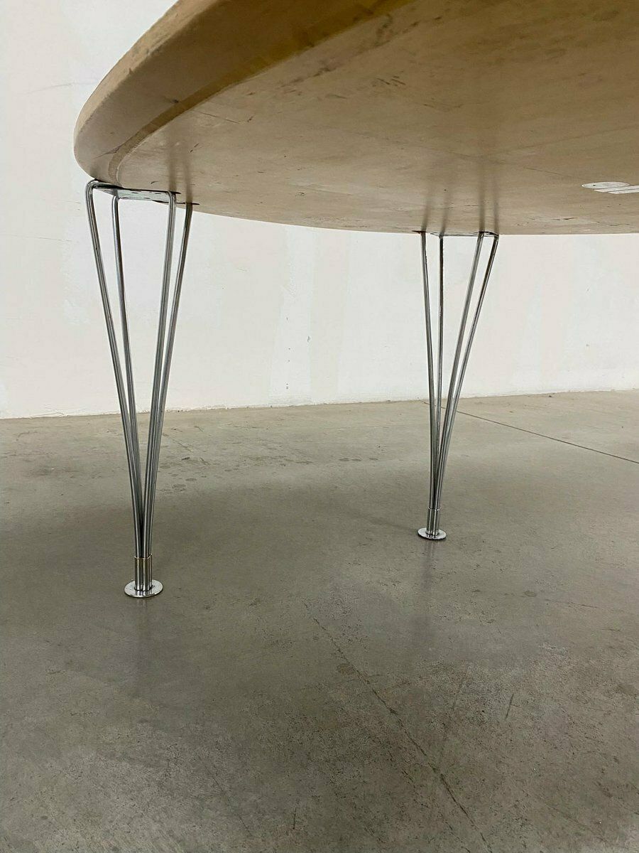 Furniture Superellipse Table By Bruno Mathsson And Piet Hein For Fritz Hansen photo