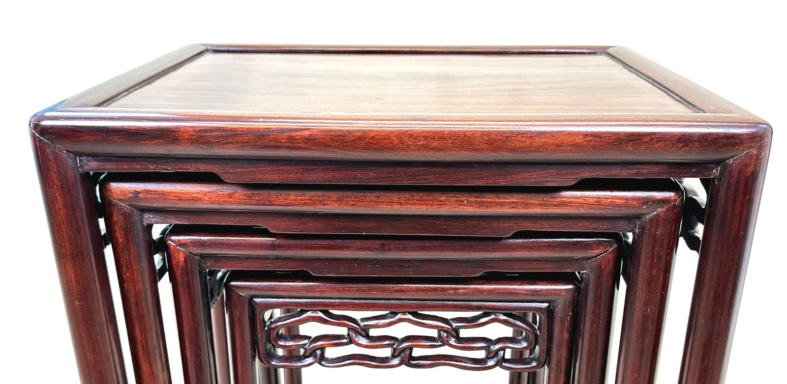 Oriental Hardwood Nest Of Four Coffee Tables (China, Circa 1870) photo 2500.0