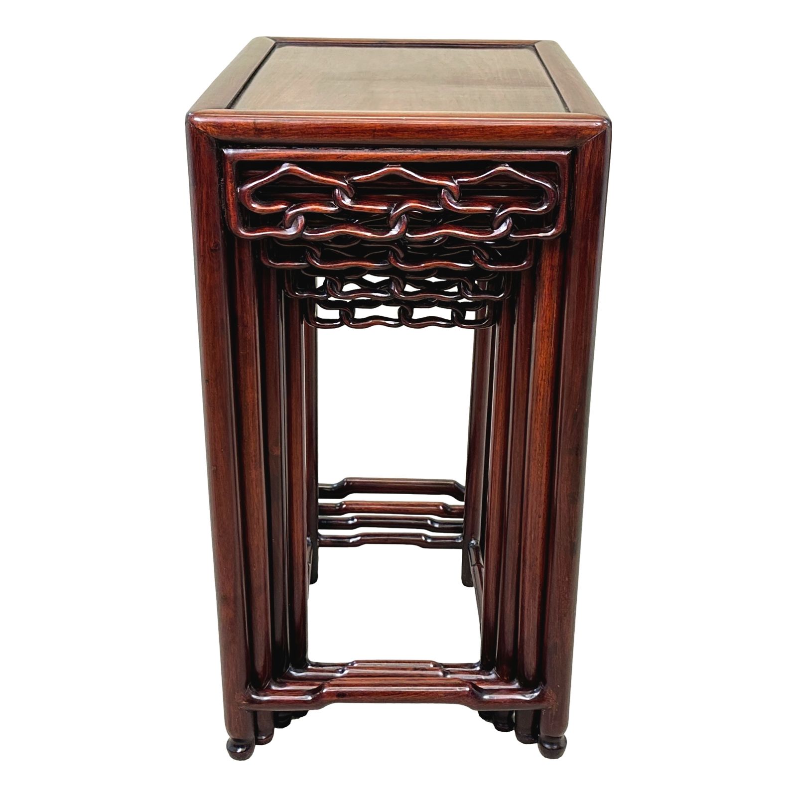 photo furniture Oriental Hardwood Nest Of Four Coffee Tables (China, Circa 1870)