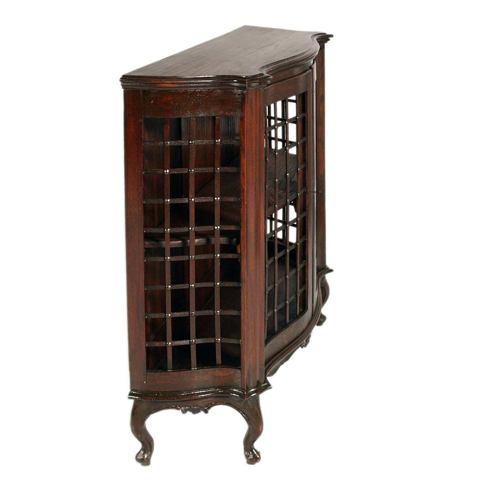 Showcase, Venetian Art Nouveau Bookcase, Vincenzo Cadorin Attributed For Testolini Frères photo Furniture