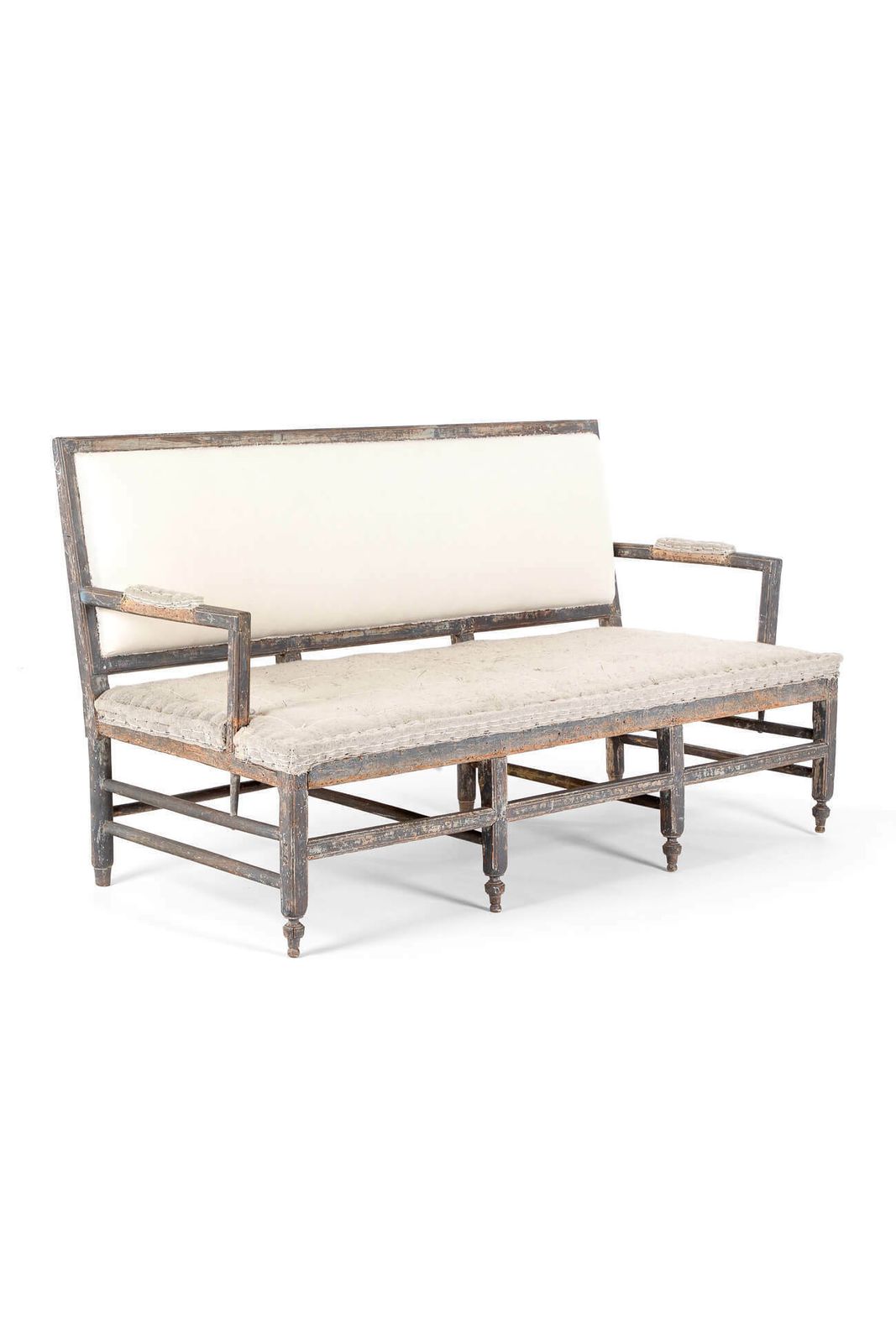 19th Century Italian Painted Sofa photo furniture
