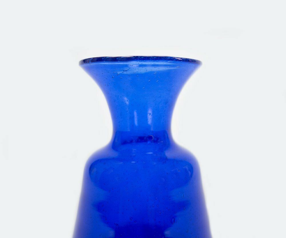 Cobalt Bullicante Glass Vase By Erik Höglund photo furniture