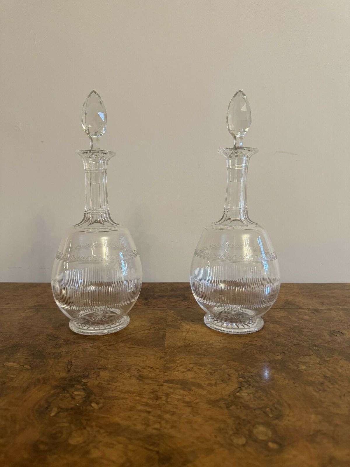 Stunning Pair Of Victorian Decanters photo Home Decor