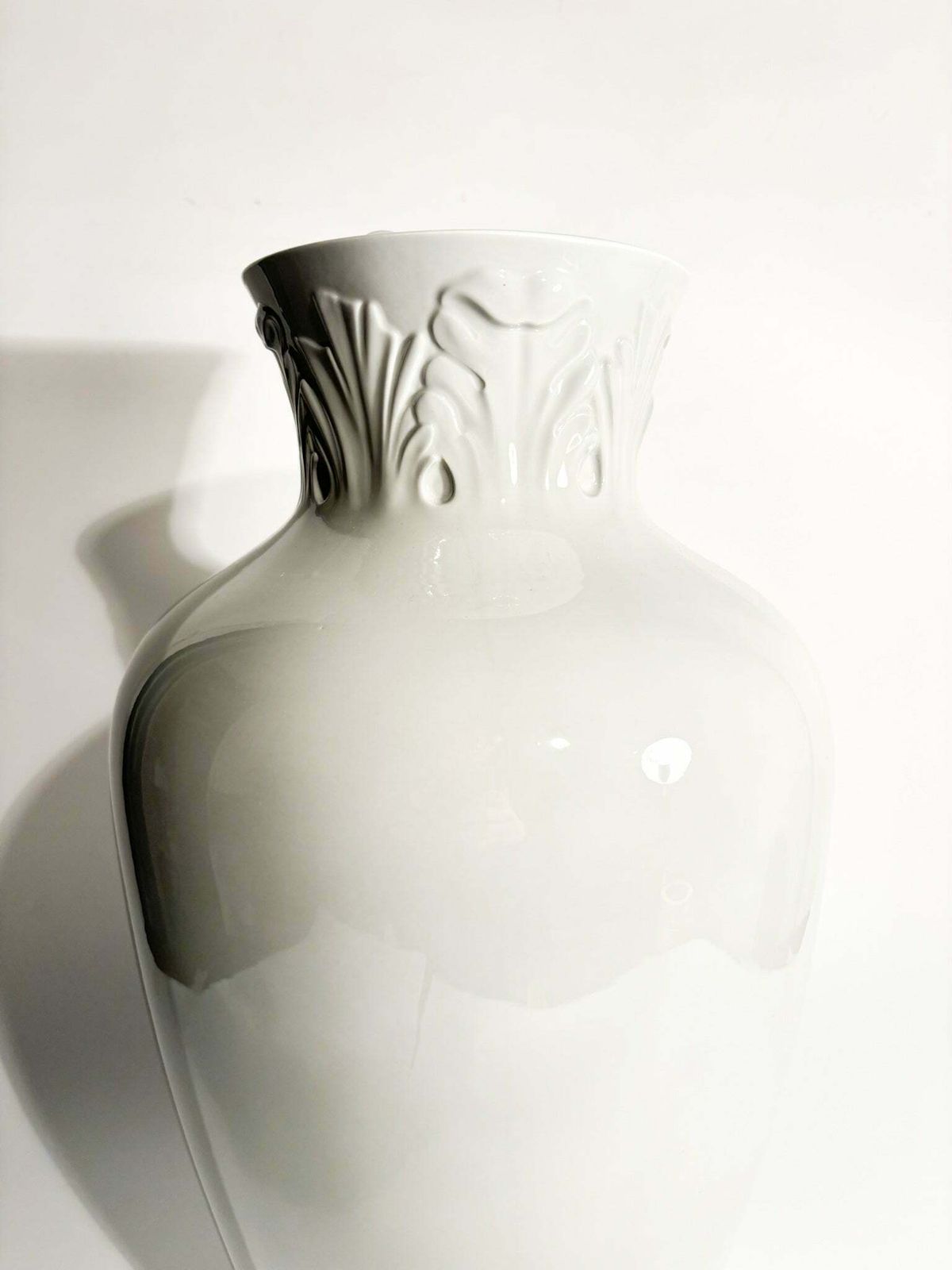 Porcelain Vase By Richard Ginori Gray 'Manifattura 1946' From The 1990s photo furniture