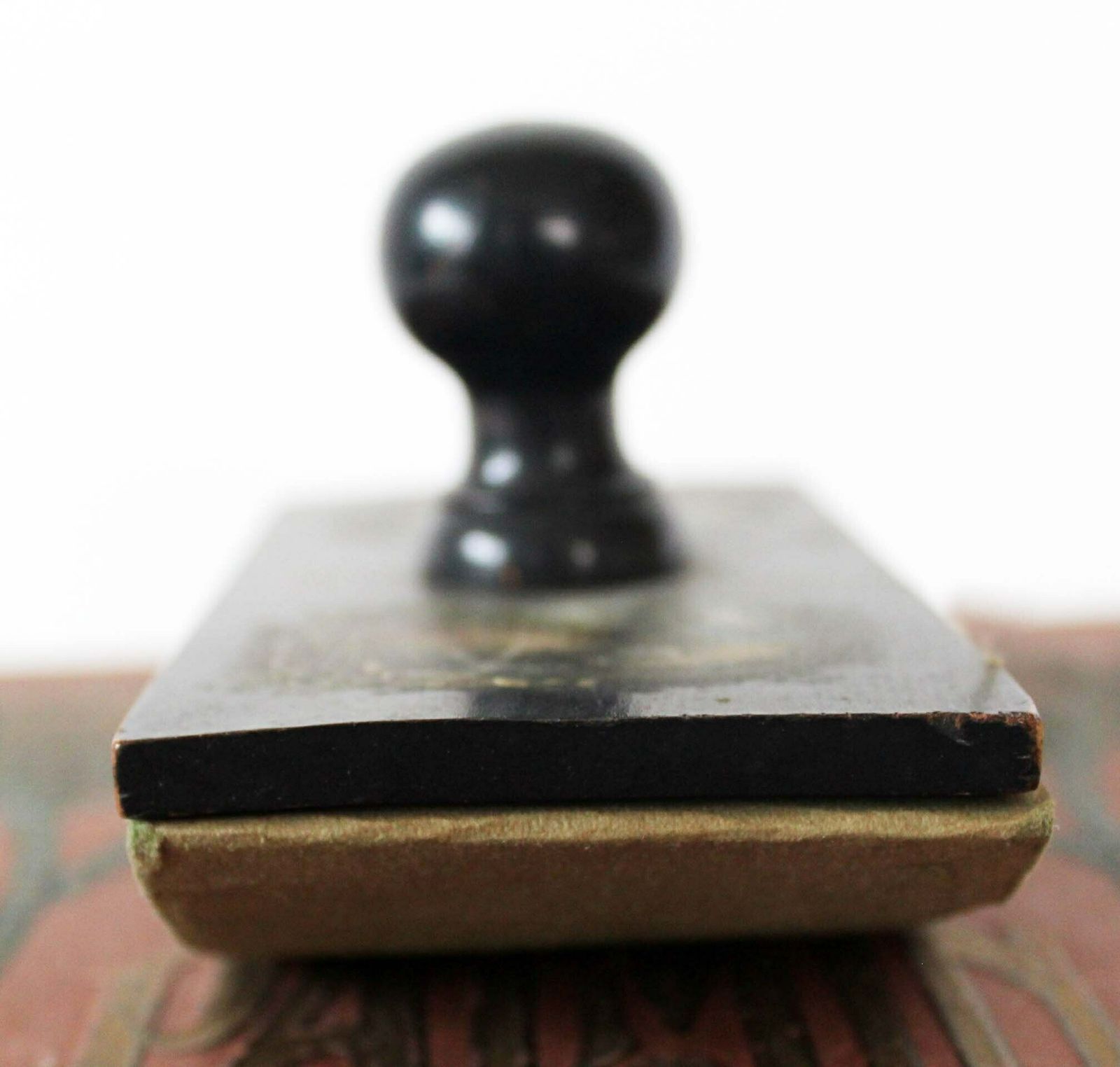 Antique 19th Century Hand Painted Wood Ink Blotter, Bois De Spa, Wood From Spa Belgium, Collectable, Miniature Paintings, Desk Accessoryy photo 58.0