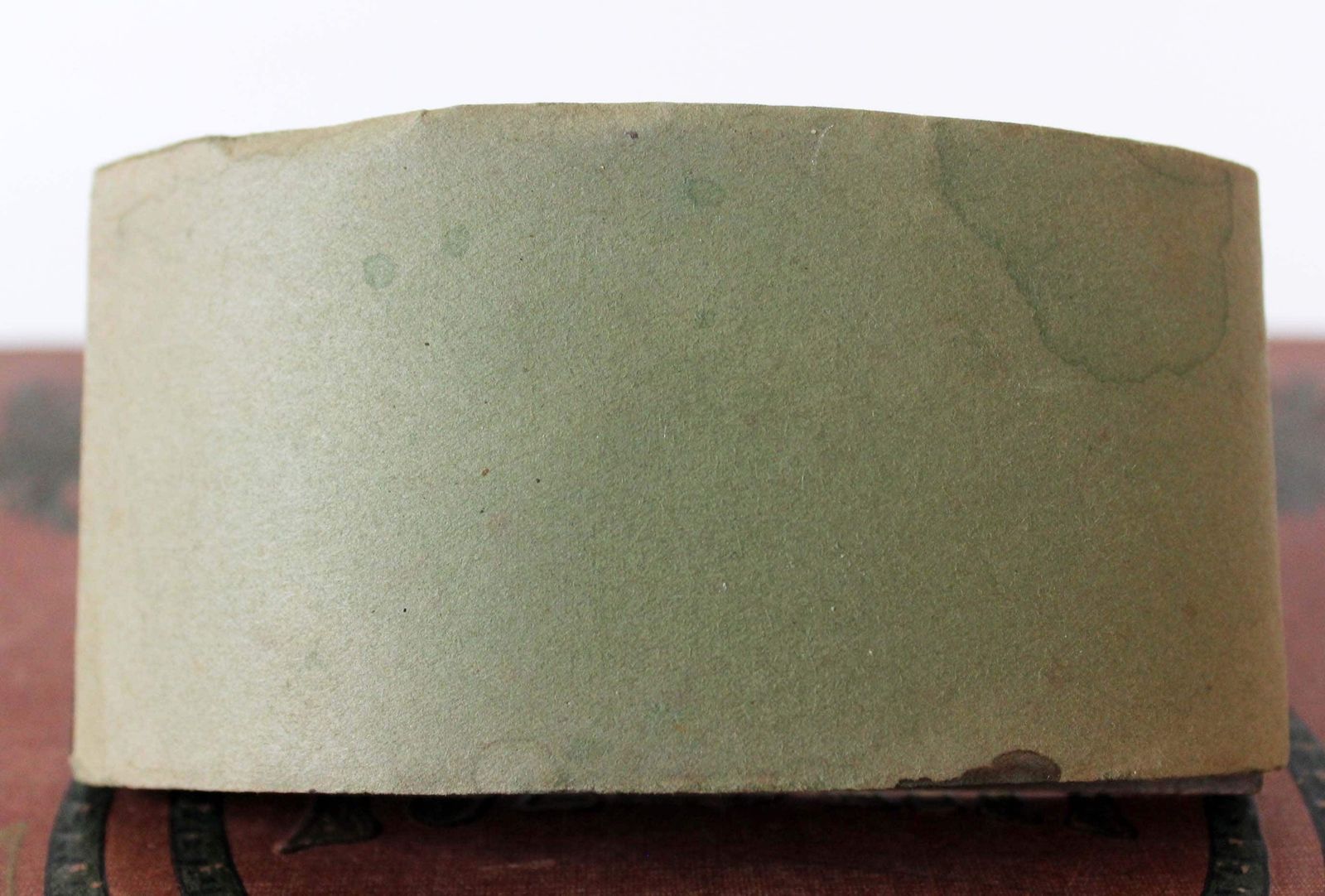 Antiek Handgeschilderd Houten Inktvloeier, 19e Eeuw, Bois De Spa, Hout Uit Spa (België), Verzamelobject, Miniatuurschilderingen, Bureauaccessoire photo buy