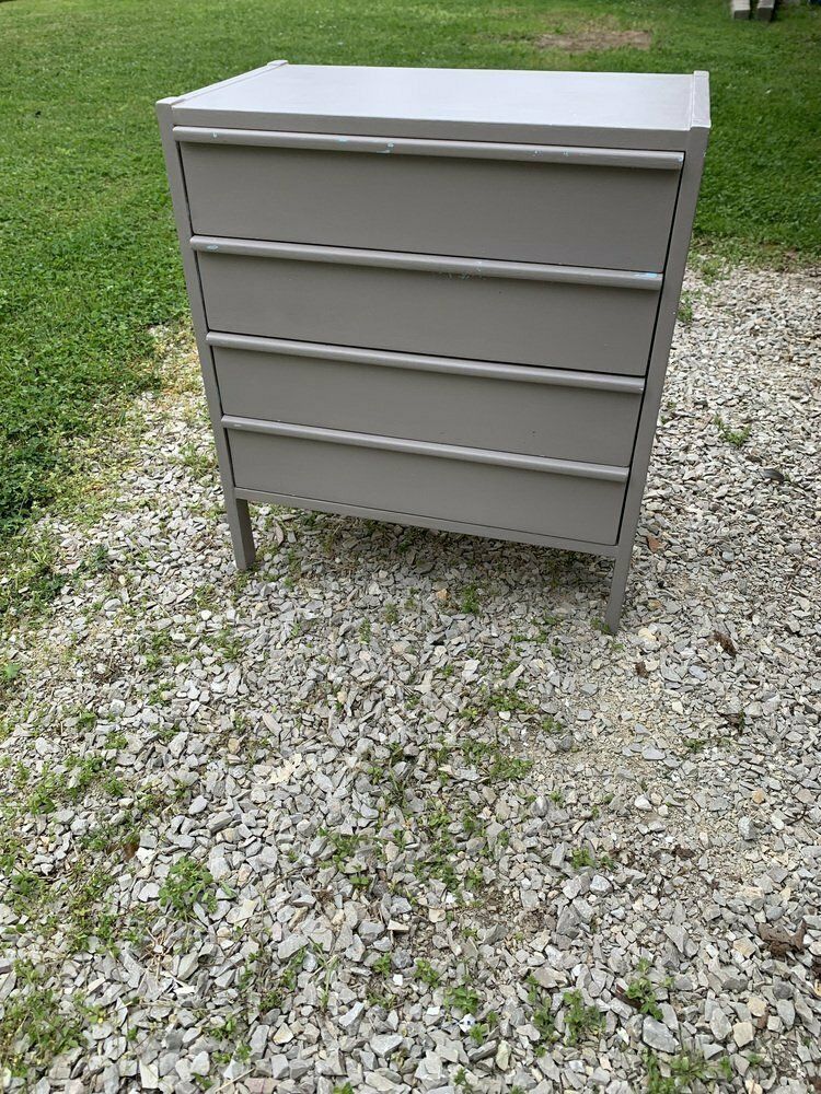 Danish Painted Wooden Chest Of Drawers, 1960s photo for sale