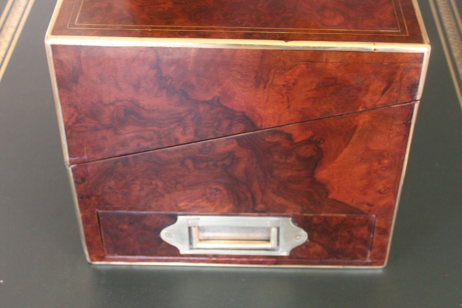 Victorian Burr Walnut Writing Slope With Secret Drawers And Compartment, Attributed To George Austin Of Dublin photo Home Decor