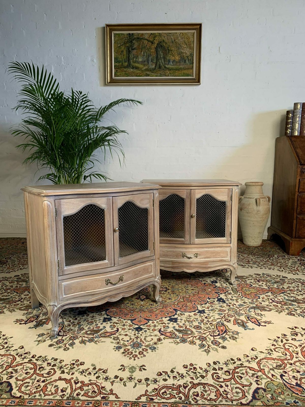 Pair Of Drexel Bedside Cabinets