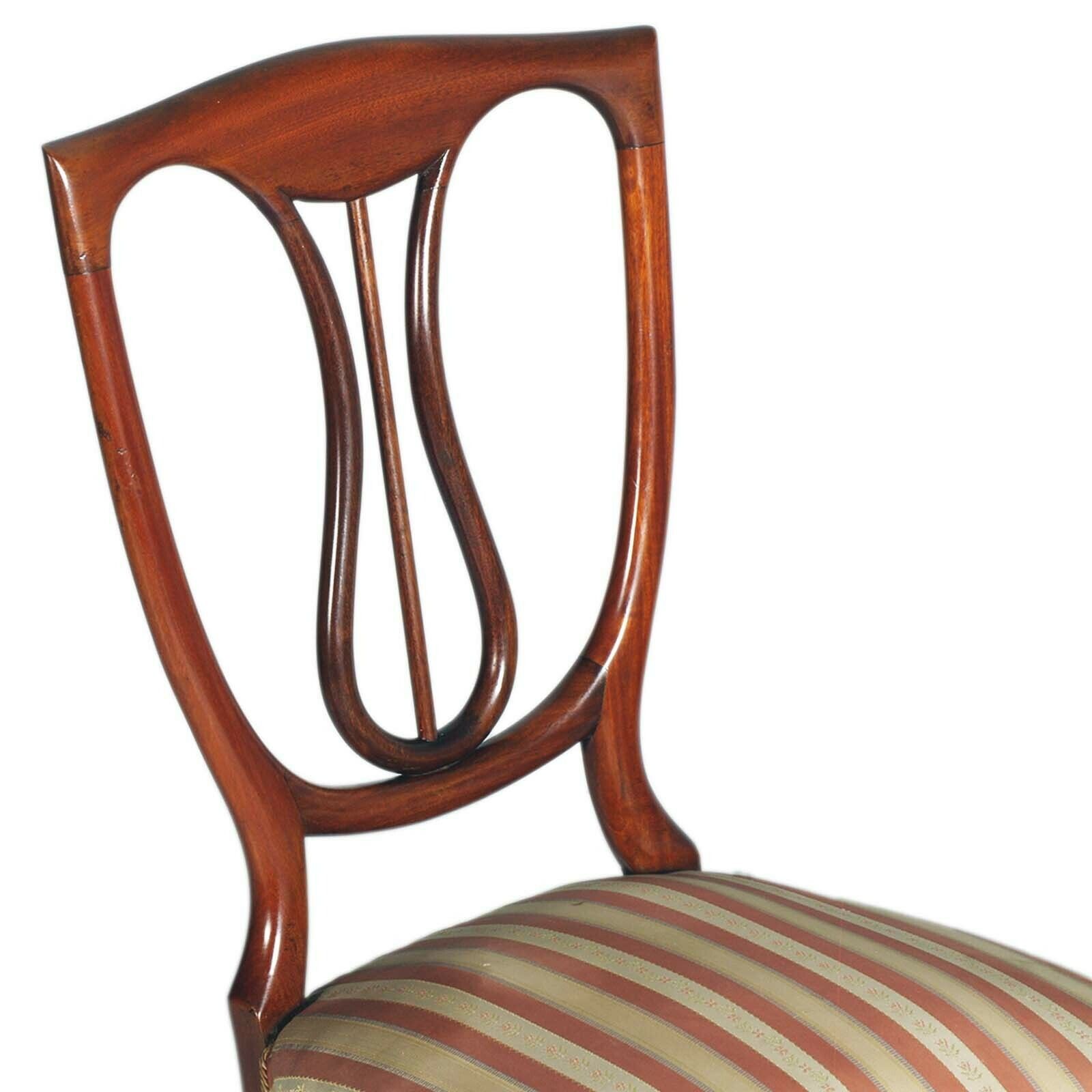 Six 1940s Chairs In Mahogany Melchiorre Bega Attributed, By Galleria Mobili D'arte photo Furniture