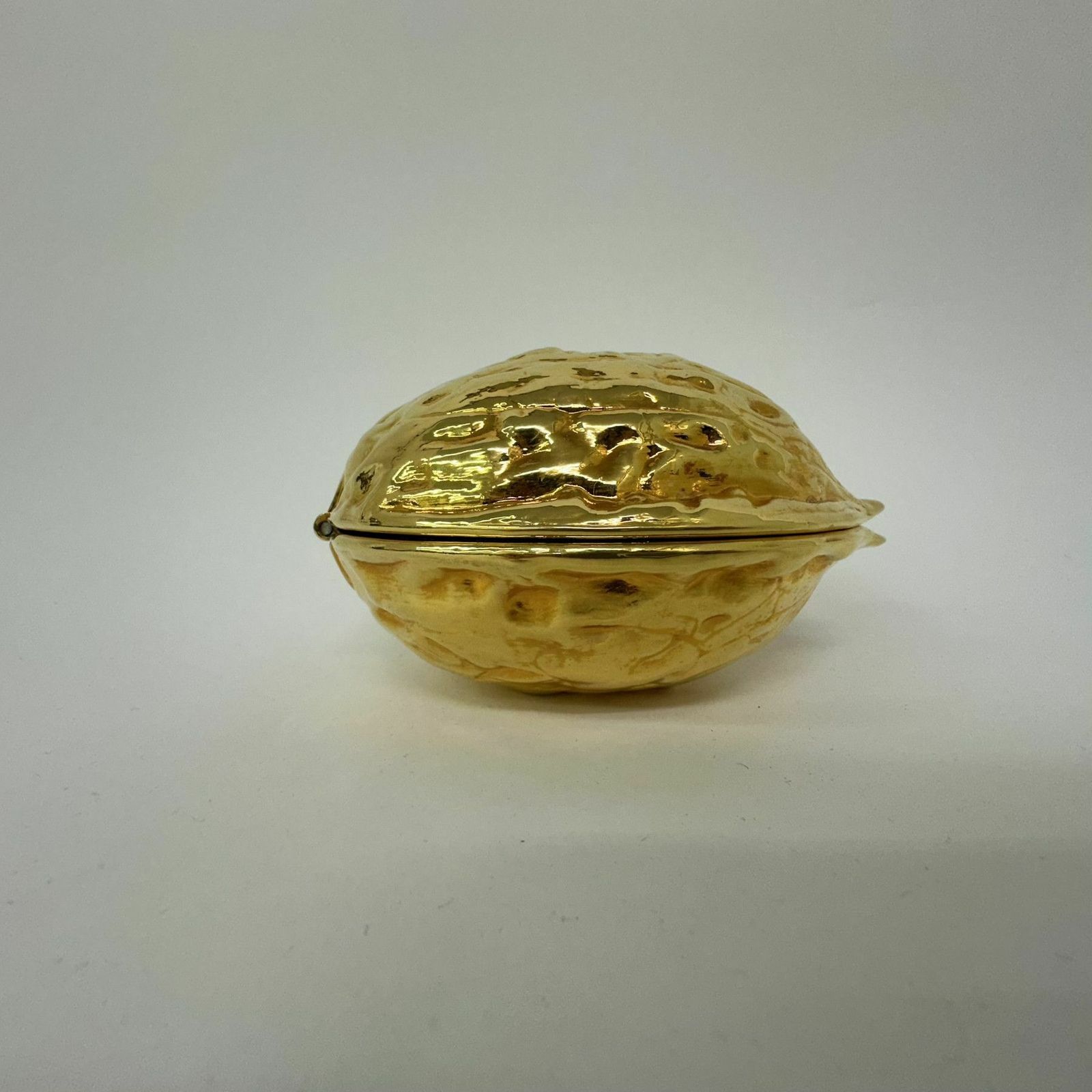 Vintage Gold Walnut Shaped Nut Cracker , 1970’s photo furniture