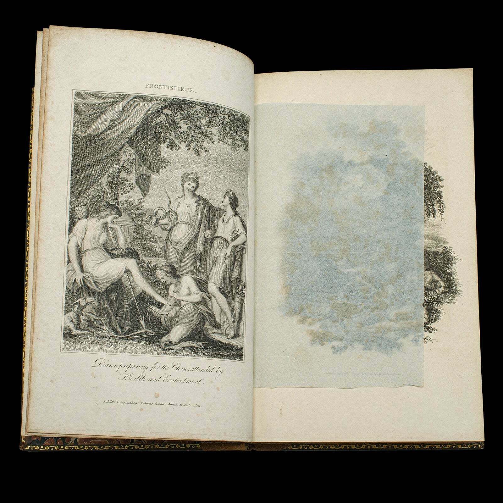 Antique Book, Thoughts On Hunting By William Beckford, English, Georgian, 1810 photo Home Decor
