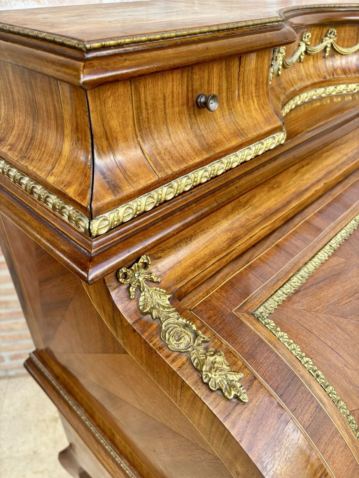 photo for sale French Roll Up Secretary Or Desk In The Transition Style From Around 1890