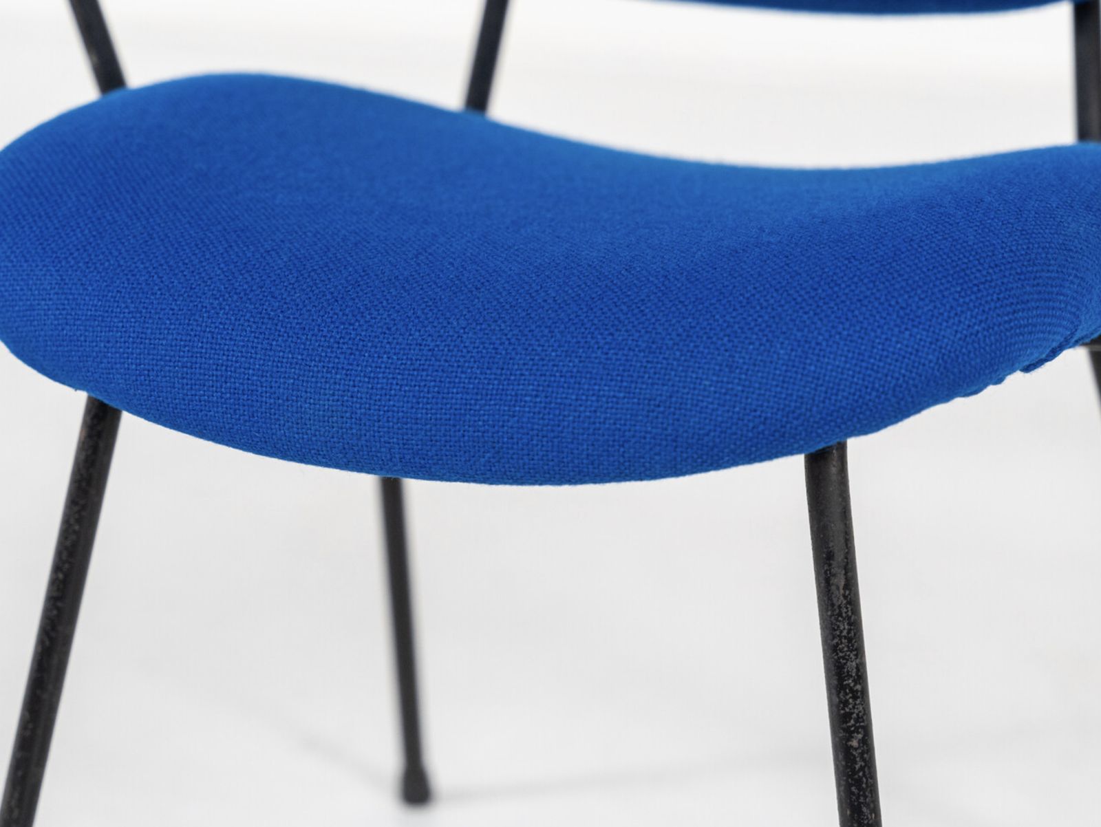 Mid Century Modern Bleu Swivel Desk Chair photo buy