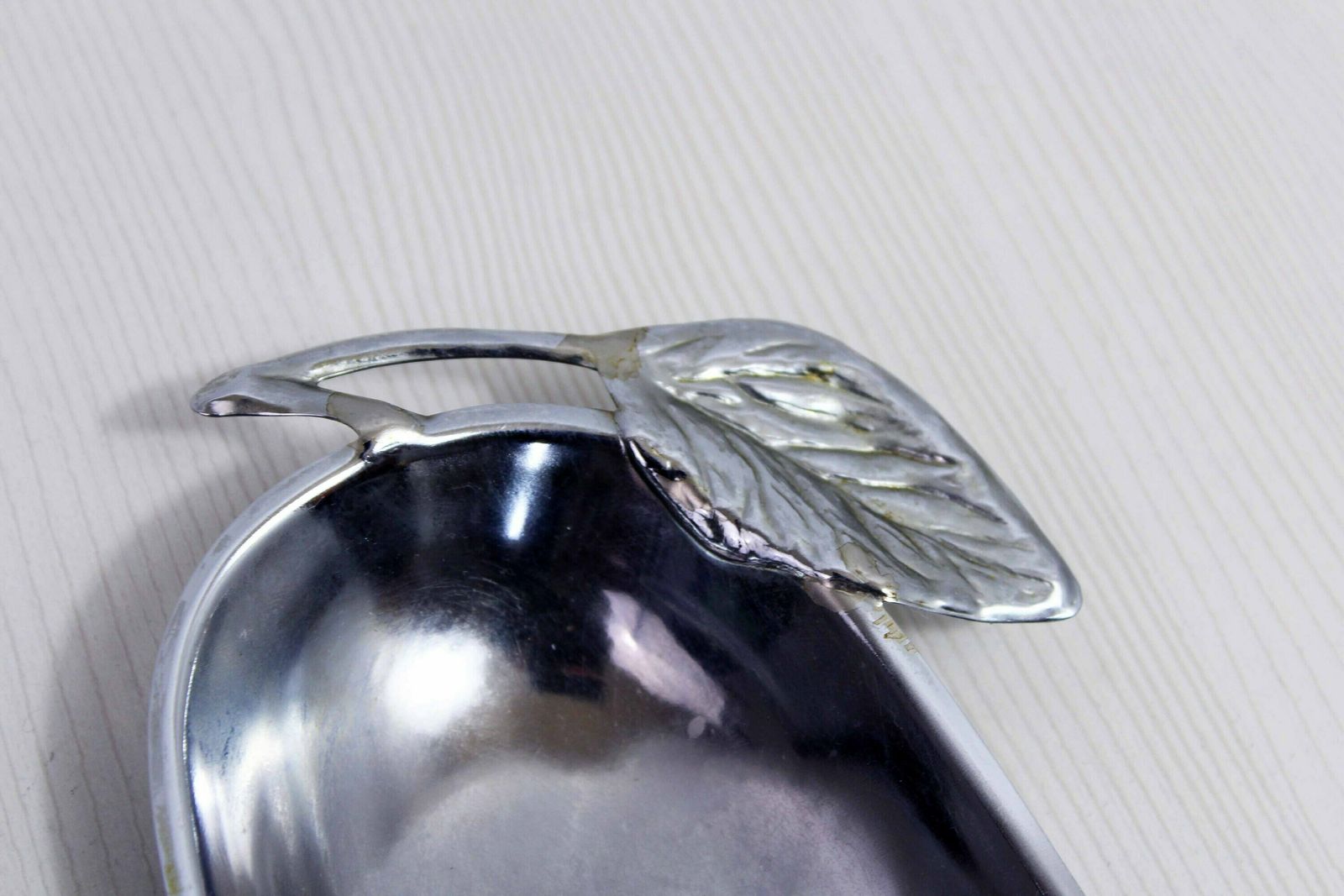 Duo Of "Apple And Pear" Pockets In Silver Metal From The 60s/70s. photo 81.0