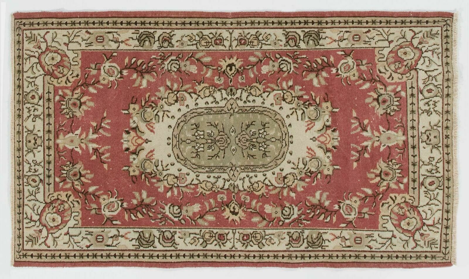 Vintage Anatolian Village Rug. Traditional Wool Oriental Rug photo 241.0