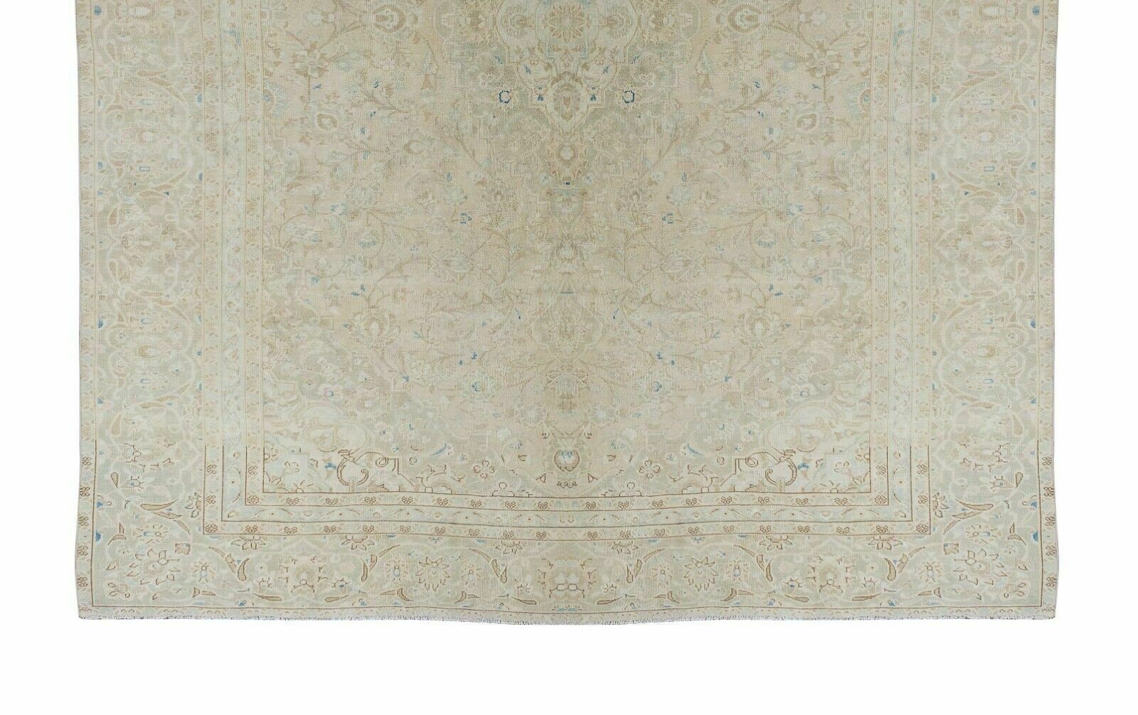 Antique Washed Turkish Rug, Hand Knotted Vintage One Of A Kind Carpet photo vinterior
