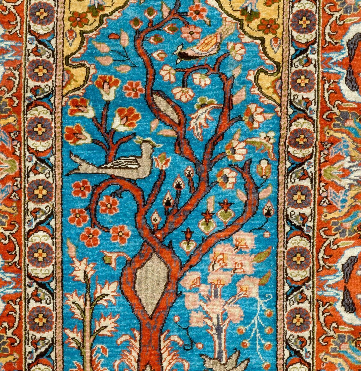 Silk And Metal Threat Kayseri Rug photo Textiles