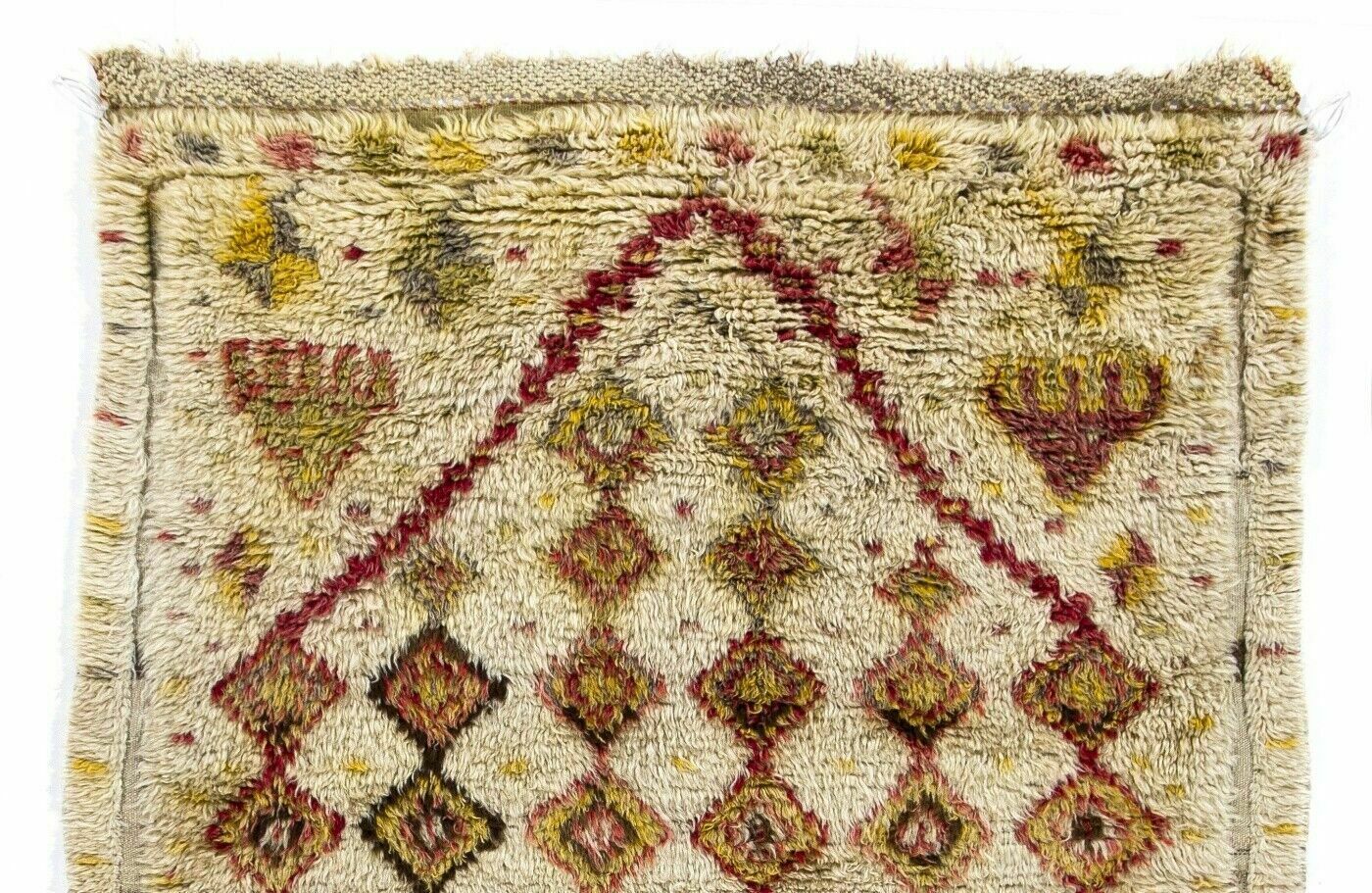 4.8x6.3 Ft Antique Anatolian Tulu Rug photo furniture