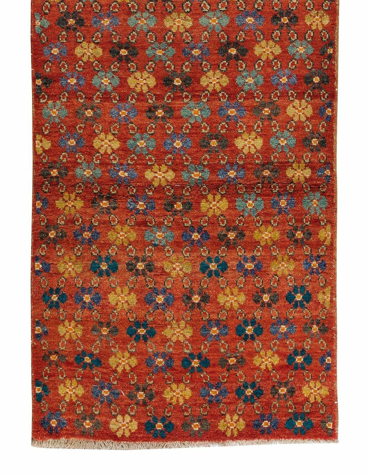 3.2x9.2 Ft Handmade Vintage Turkish Runner Rug For Hallway Decor photo 498.0