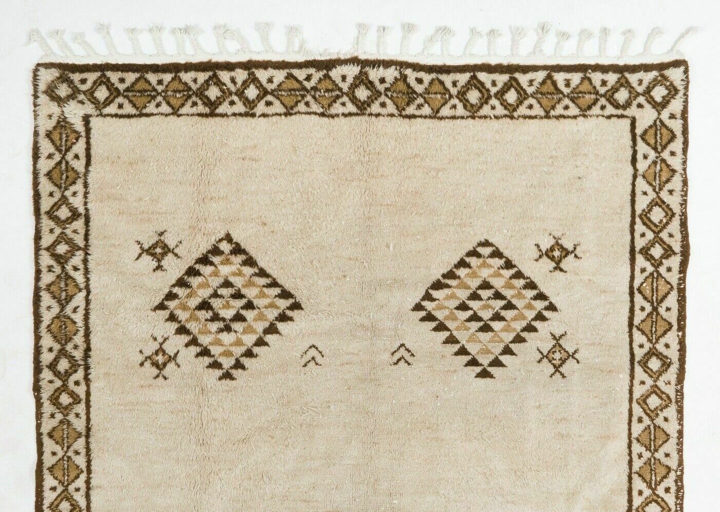 Handmade Vintage Tulu Rug, All Natural Undyed Wool, Custom Options Avl photo furniture