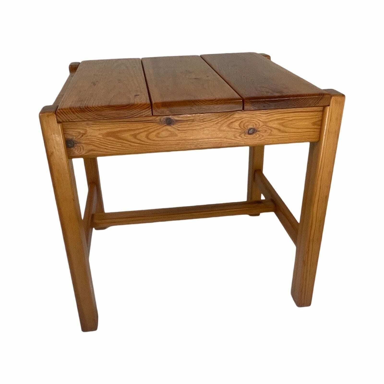 Gilbert Marklund   Furusnickarn   Sweden   Pine Wood   Side Or Coffee Table / Stool photo Furniture