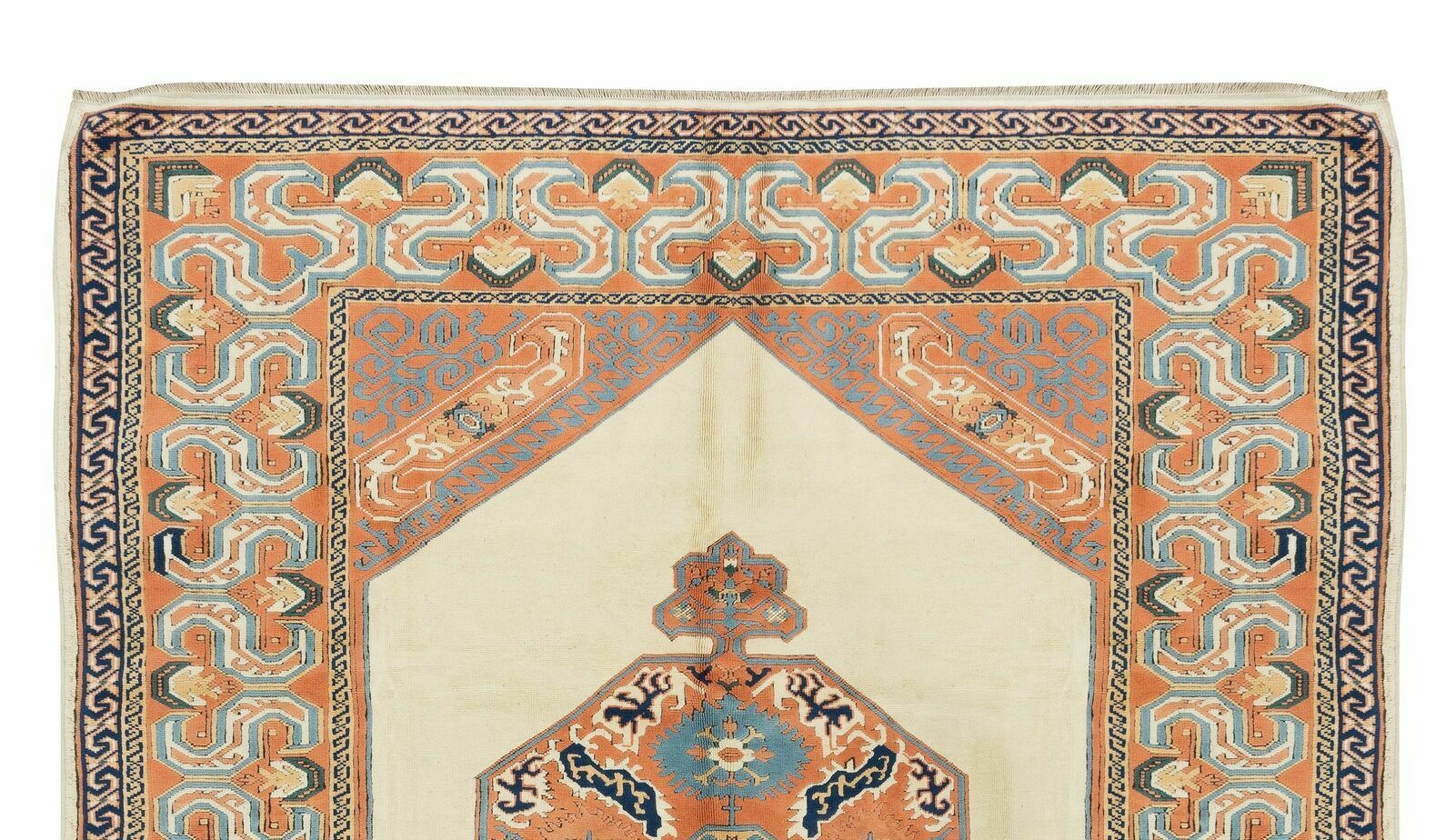 Tapis turc unique, traditionnel, fait main, début du XXe siècle, 2,53 x 2,99 m photo Textiles