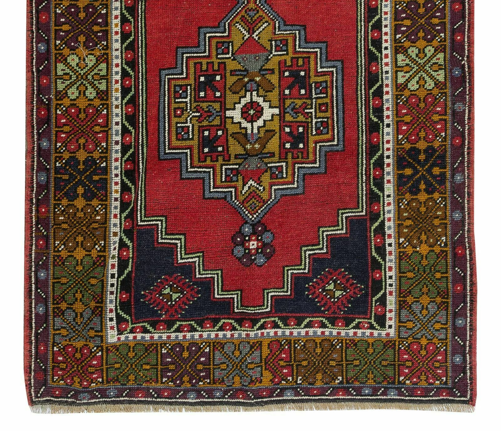3.8x6.7 Ft One Of A Kind Turkish Rug, Handmade Tribal Carpet With Bohemian Style photo 457.0