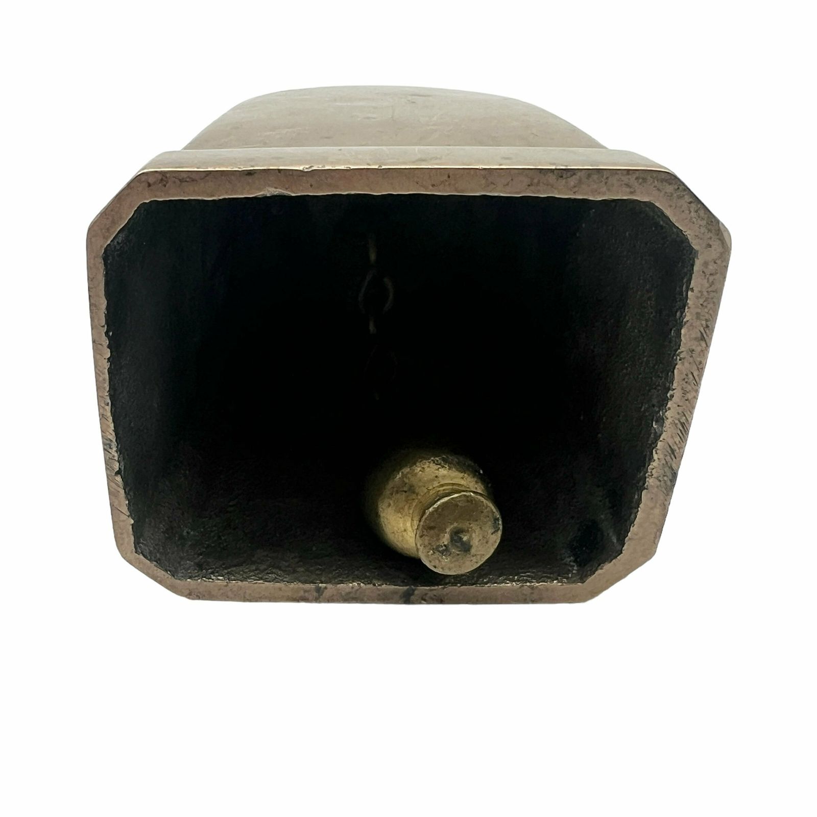 Antique Brass Ox Bell   Cow Bell photo Home Fixtures