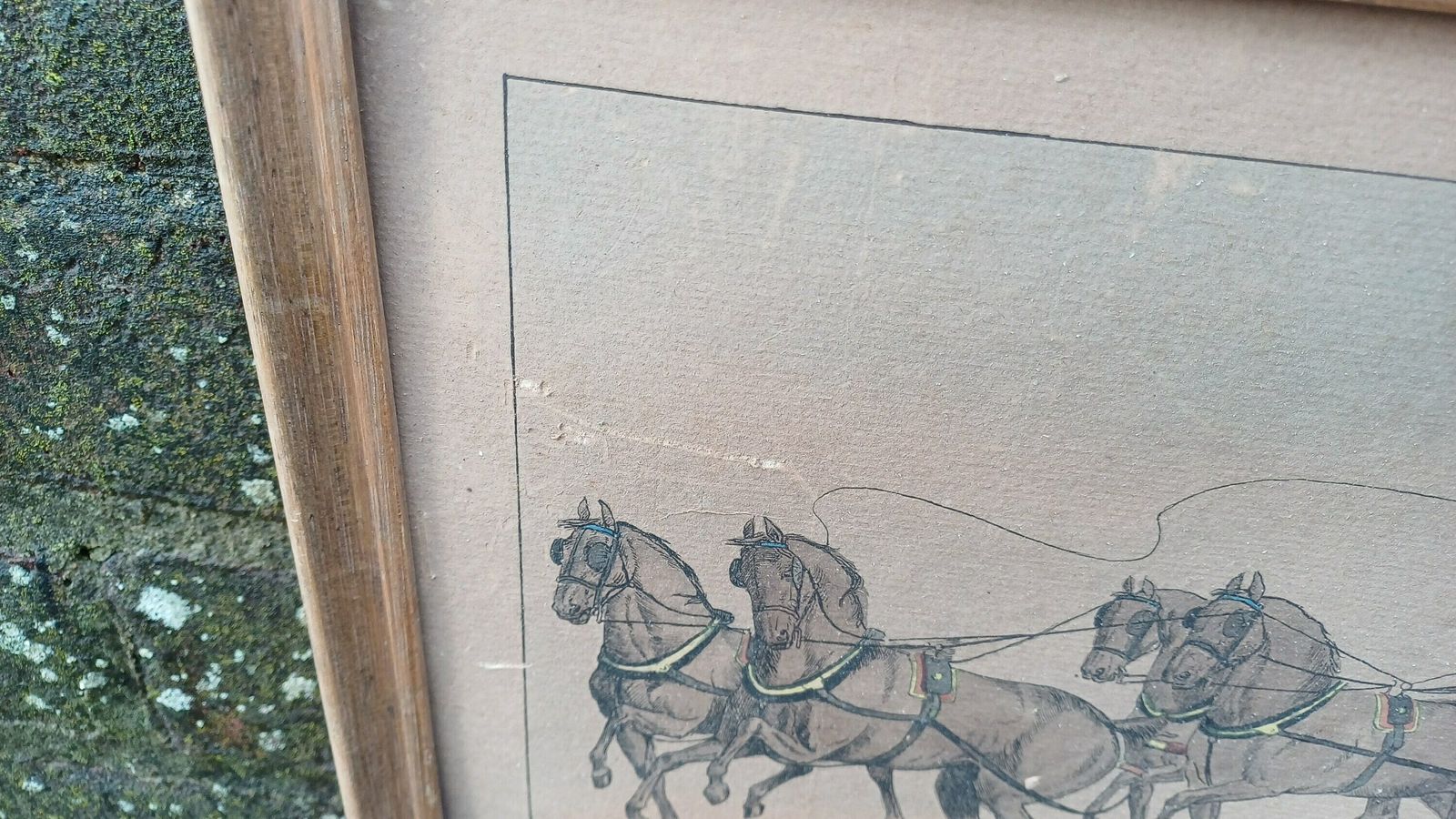 The Comforts & Consequences Of Being Drove Like A Gentleman Drawn By Henry Alken Early 1800s, Published By Fuller, Hand Painted, Van Dorp Co photo Art