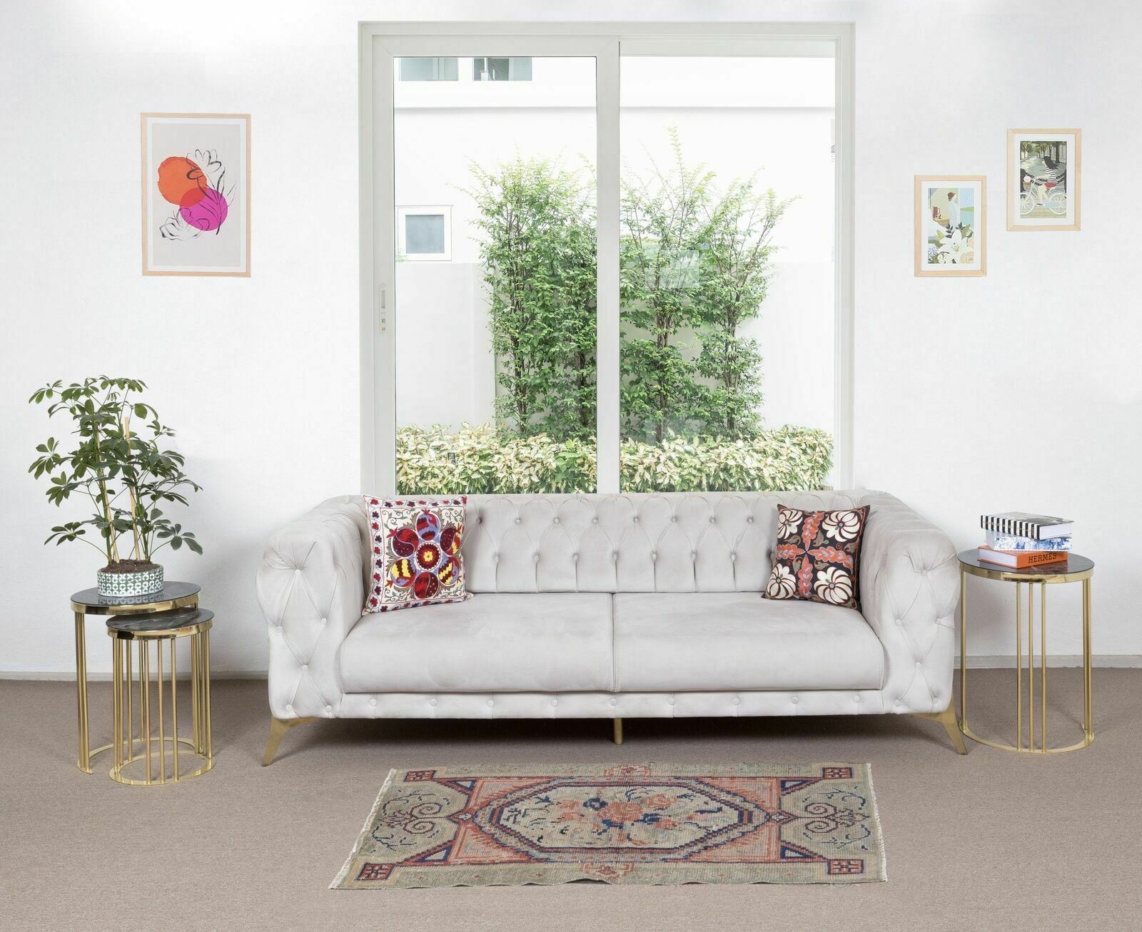 29x51 Inc Old Handmade Central Anatolian Wool Accent Rug With Floral Design photo furniture