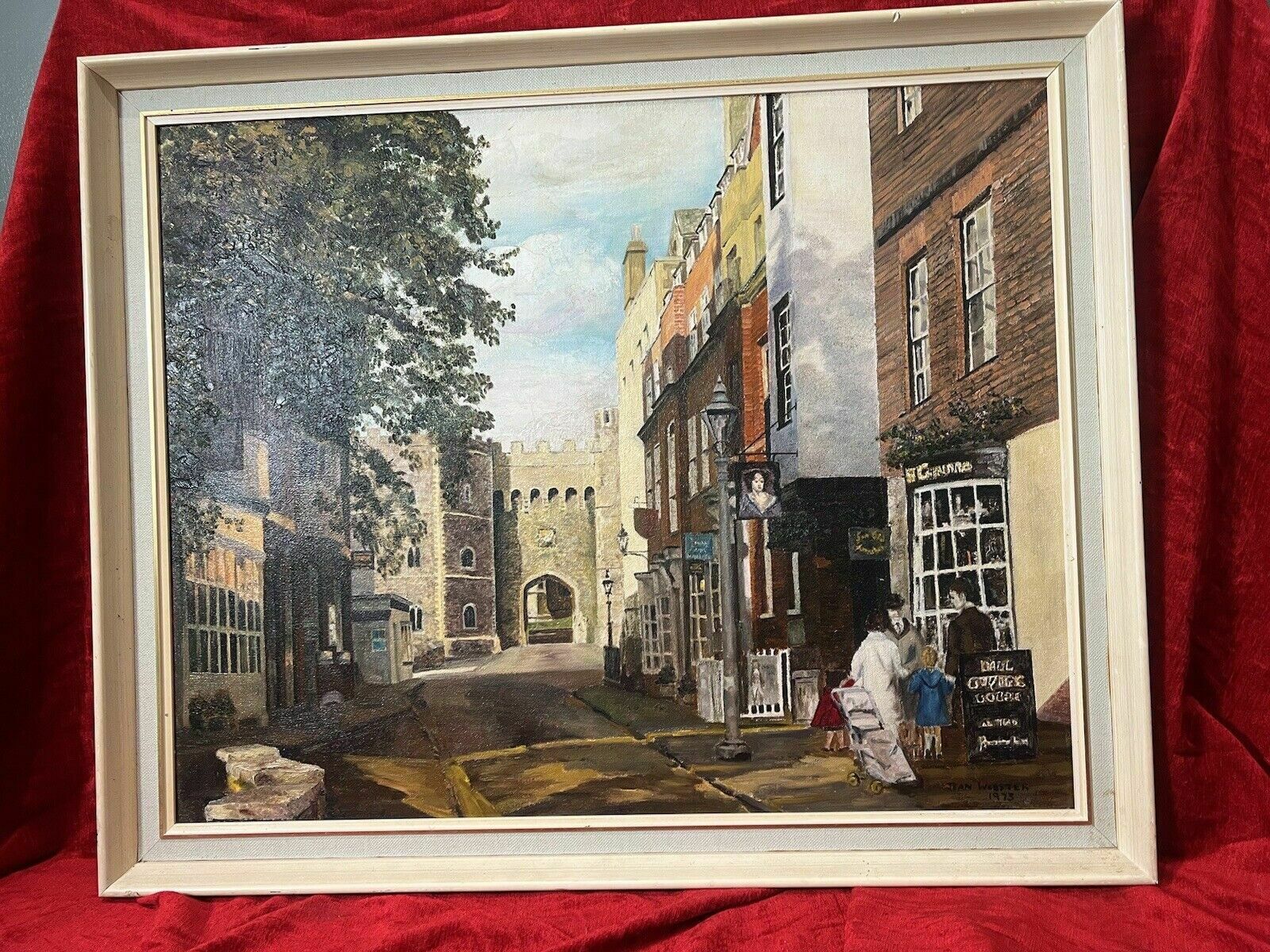 20th Century Fine Art Cityscape Of York By Artist Jean Webster photo vinterior