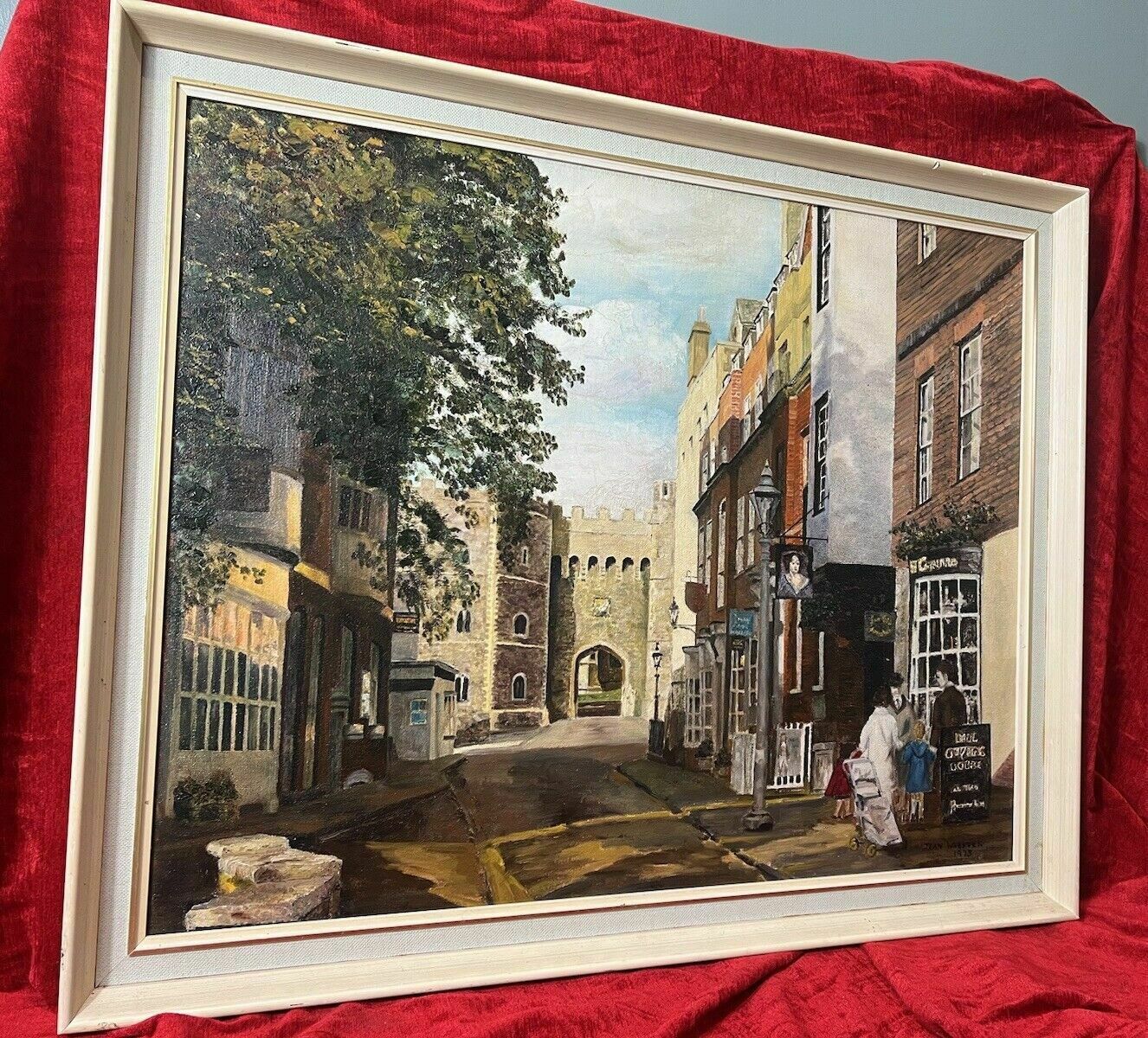 photo for sale 20th Century Fine Art Cityscape Of York By Artist Jean Webster