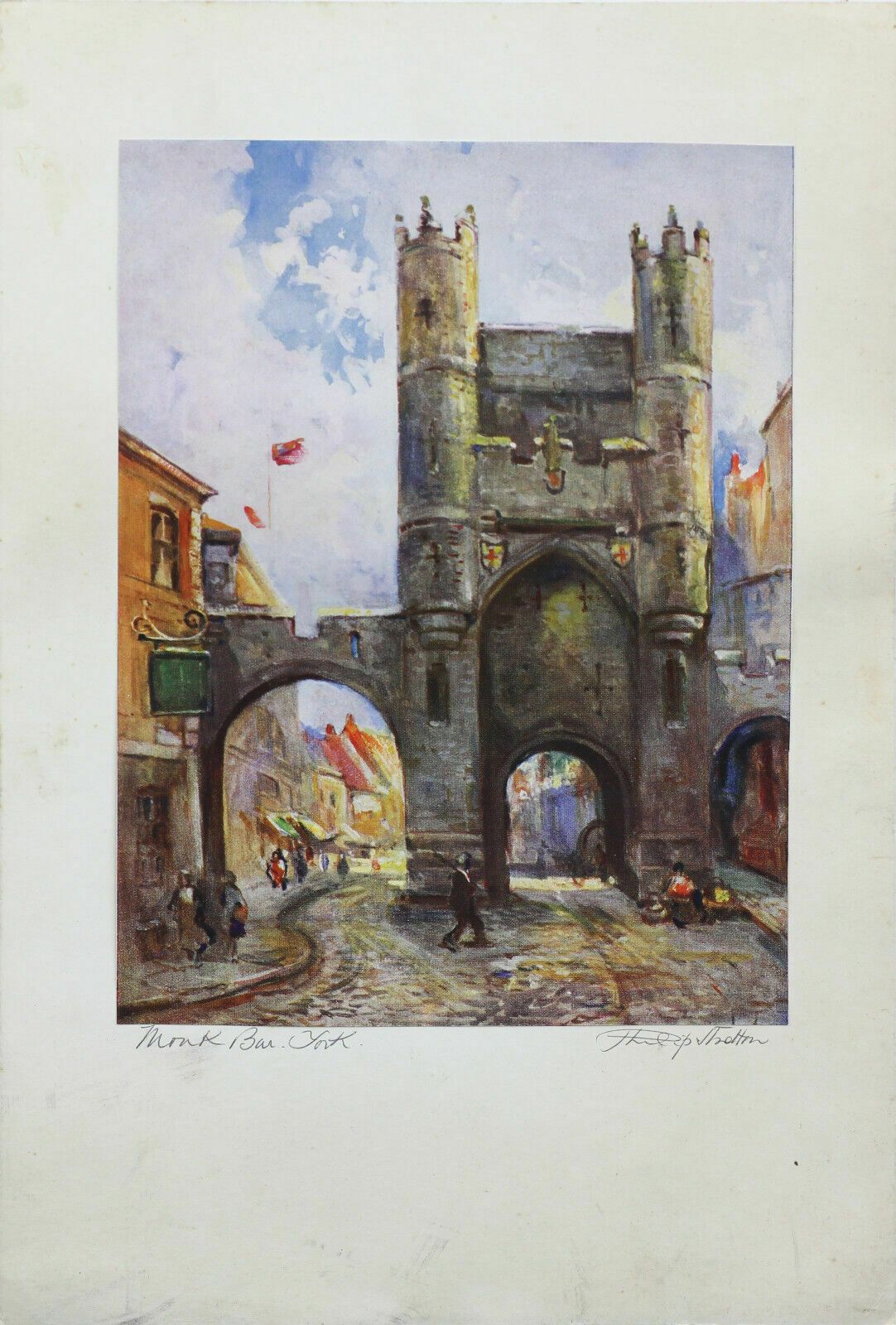 3 Prints Of York By Peter Stretton. The Shambles, High Petergate And Monk Bar. photo vinterior