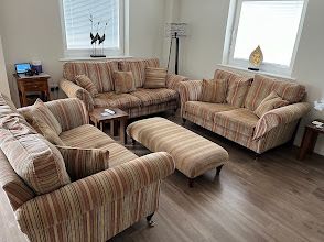 Parker Knoll Burghley Sofas And Foot Rest photo furniture