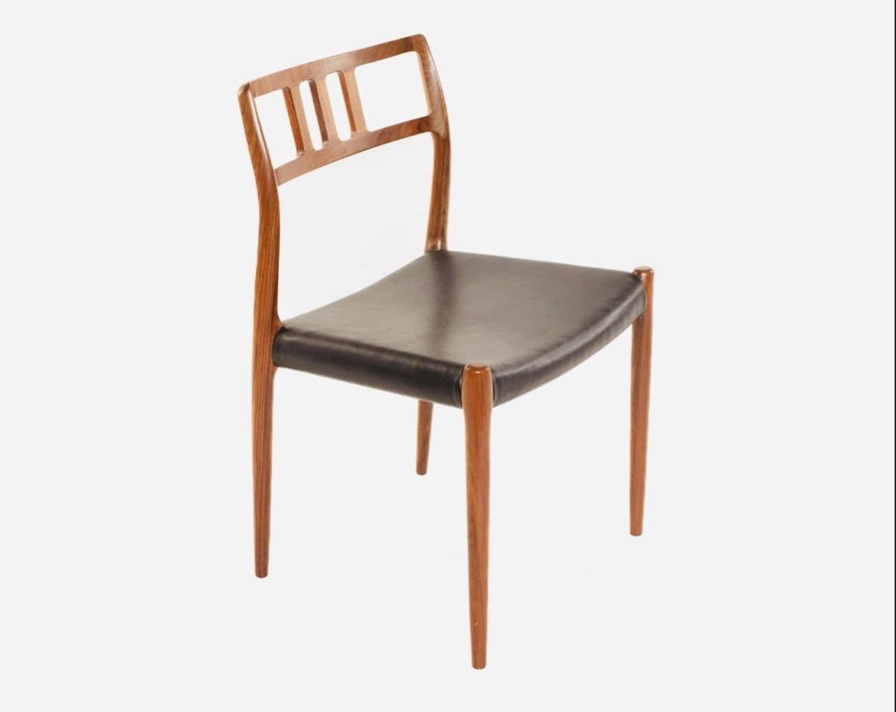 Niels Moller Rosewood Chairs, 1960s photo for sale