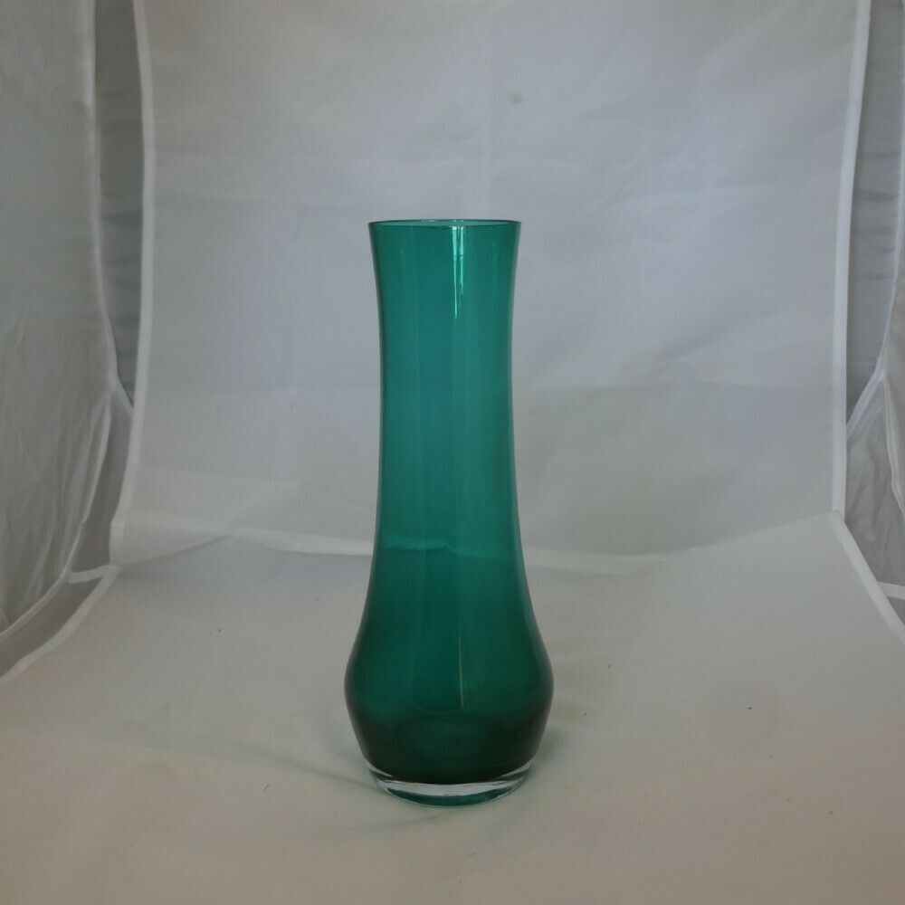 1960s Green Glass Vase By Tamara Aladin For Riihimäen Lasi Oy