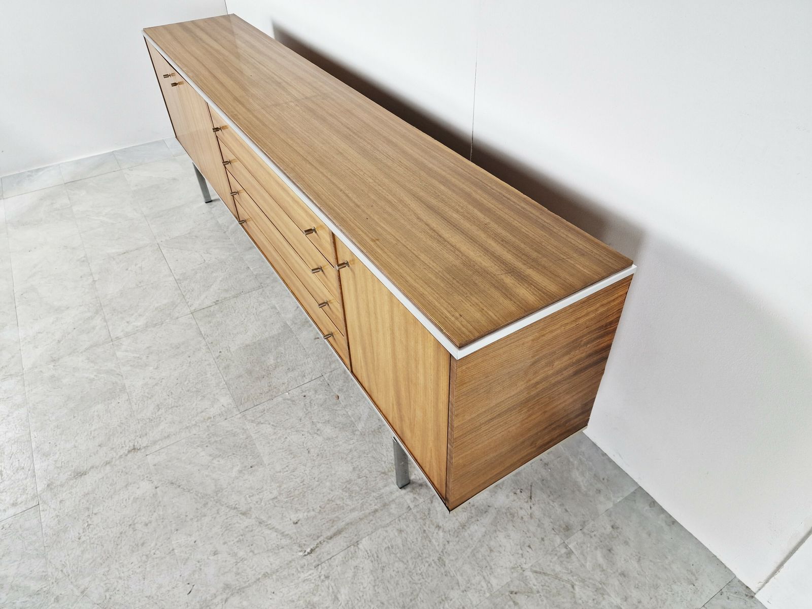 Vintage Sideboard By Pieter De Bruyne For Al Meubel, 1960s photo furniture