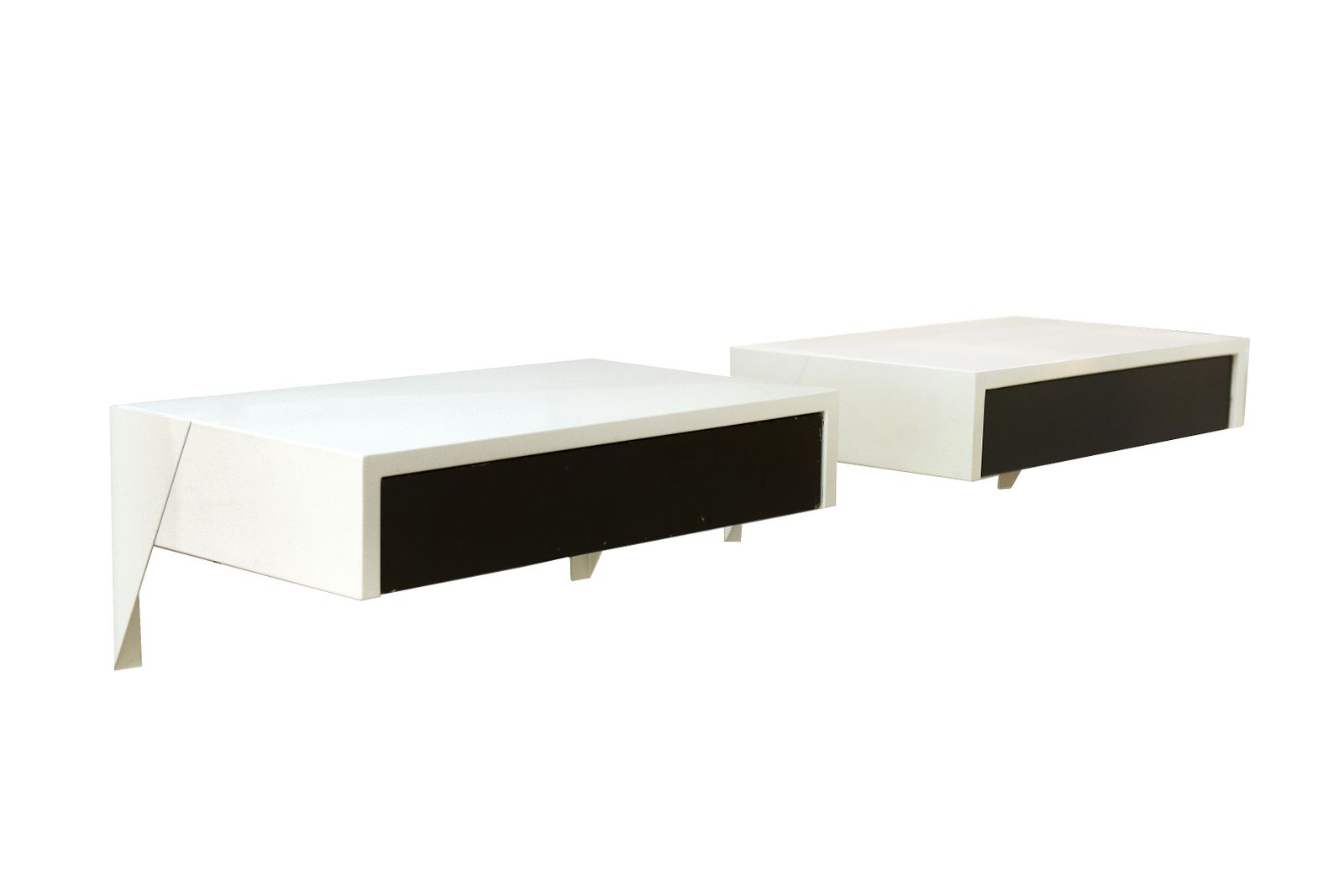 Set Of Two Martin Visser Dd01 Bergeijk Wall Shelves With Drawers For Spectrum photo for sale