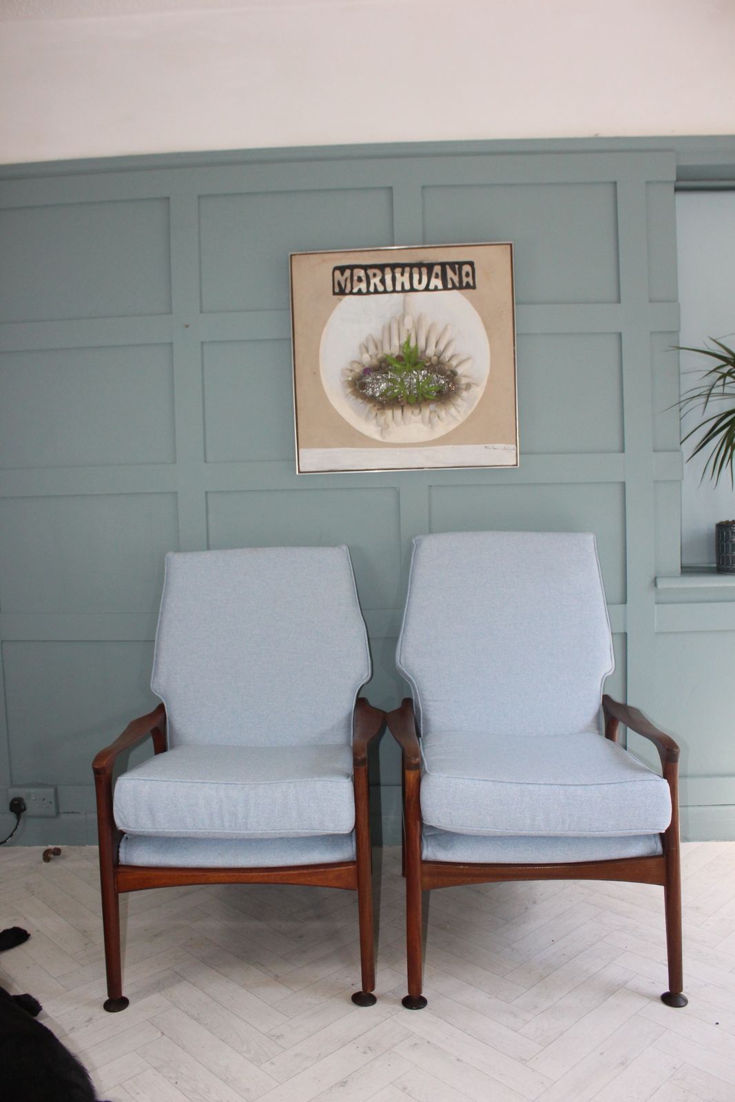 photo buy Midcentury Fred Lowen Fler Sc58 Armchairs